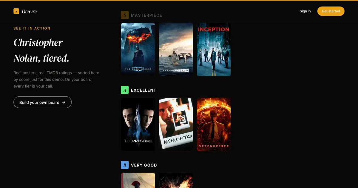Oeuvre screenshot